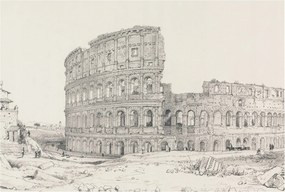 Fotótapéta Flizelin Dekoratív tapéta Régi romok 104x70 Ragasztó