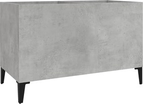vidaXL betonszürke szerelt fa hanglemezszekrény 74,5x38x48 cm