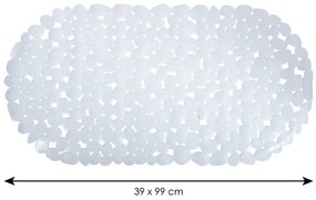 Spirella GALETS csúszásgátló fürdőkád alátét,fehér, 99 x 39 cm