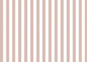 Parato Cristiana Masi Top Stripes Riga 7 krém-rózsaszín csíkos vlies tapéta – 38454