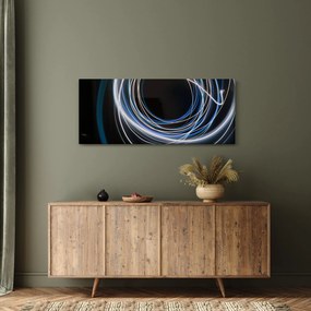 Kék vonalak képe (120x50 cm)