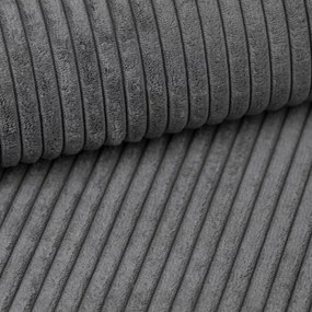 U alakú ülőgarnitúra SMART COSARO 295x140 cm, szürke