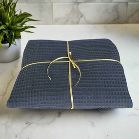 Nagy Strandtörölköző Szaunához Medencéhez 200x70cm, Pamut Antracit