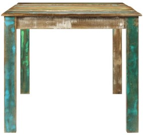 Tömör újrahasznosított fa étkezőasztal 180 x 90 x 76 cm
