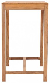 tömör tíkfa kerti bárasztal 110 x 60 x 105 cm