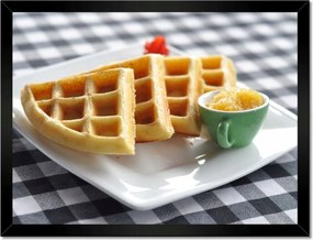 Poszterek keretben 40x30 Az én gofri receptem