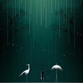 Poszter 20x20cm Éjszakai álmok