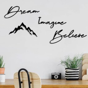 Dream fém fali dekoráció, 47×16 cm