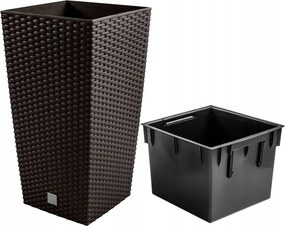 Magas rattan kaspó utántöltő DRTS170 7,2l