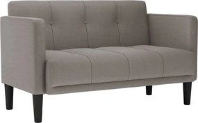 vidaXL tópszínű szövet loveseat kanapé 111 cm