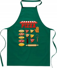 Konyhai kötény nyomtatás Pizzéria Olasz Pizza Ajándék Pizzerman