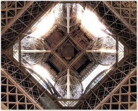 Poszterek 50x40 Eiffel-torony alulról