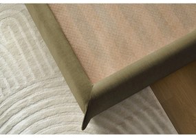 Sötétzöld kárpitozott franciaágy tárolóhellyel, ágyráccsal 160x200 cm Clothilde – Bobochic Paris