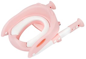 Lépcsős WC szűkítő rózsaszín