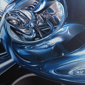 Absztrakció kép - körök (120x50 cm)