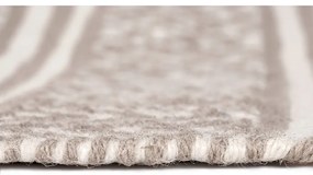 Bézs textil fürdőszobai kilépő 50x80 cm Shaki – Wenko