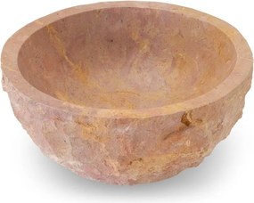 Mosdókagyló természetes kőből Savona Ø 35 - 40 cm