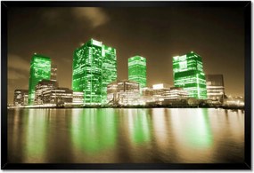 Poszterek keretben 60x40 London zöld épületei