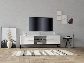 TV asztal/szekrény Valobe 1 (fehér) . Akció -21%. 1095428