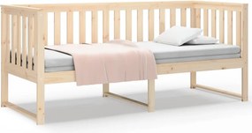 vidaXL kanapéágy ágy matrac 75x190 cm tömör fa fenyőfa