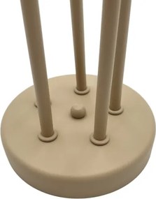 Felületre szerelhető CHARLIE csillár 5xE27/15W/230V, bézs