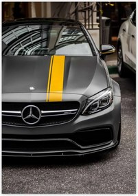Poszterek 70x100 Mercedes Amg SĂĄrga csĂkos