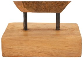 Fa szobor (magasság 27 cm) Lubang – Mauro Ferretti