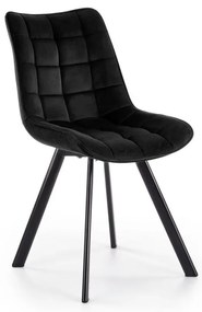 COMORO étkezőszék, 1 db, fekete