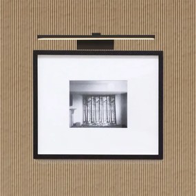 LED Képmegvilágító LED/9W/230V 3000K 39 cm fekete