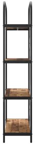 Könyvespolc Régi fa 80 x 30 x 146 cm Faanyag