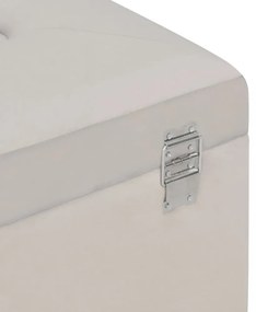 szürke bársonypad tárolórekesszel 80 cm