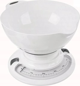 Hagyományos mechanikus konyhai mérleg 5 kg-os termékmérleg tállal