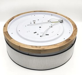 Brilagi - LED Mennyezeti lámpa BELLADONNA 3xE27/15W/230V átm. 50 cm fehér/tölgy