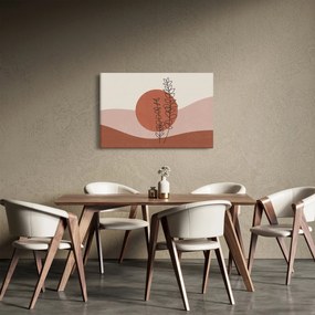 Kép - Boho levelek N⁰1 (90x60 cm)