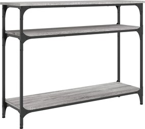 vidaXL szürke sonoma színű szerelt fa tálalóasztal 100x29x75 cm