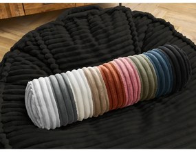 Fekete kordbársony babzsákfotel Socrate – Bobochic Paris