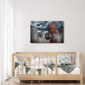 Kép - szürreális táj (90x60 cm)