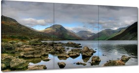 Vászonkép 180x90 Nagy kövek a folyóban