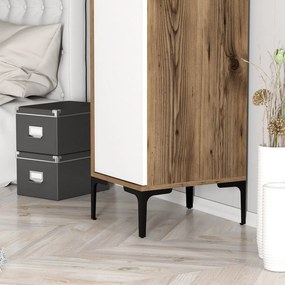 Kumsal S - Walnut, White