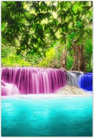 Poszterek 135x200 Színes vízesés
