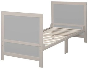 Szürke babaágy állítható magassággal 70x140 cm Easy Sleep – Roba
