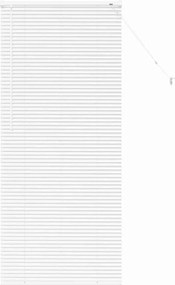 vidaXL Zsalugáter Redőnyök Fehér 175 x 75 cm Alumínium