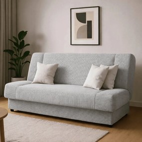 Wersalka Rozkładana PIANO Szara Sztruksowa