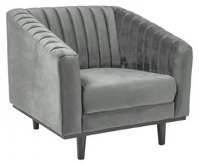 Asprey Velvet 1 fotel szürke