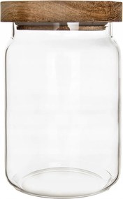 Konyhai üvegtartály légmentesen záródó ömlesztett élelmiszerekhez 0,97L