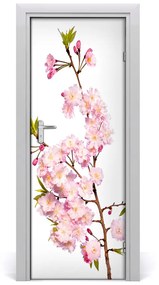 Ajtóposzter Cseresznye virágok 95x205 cm