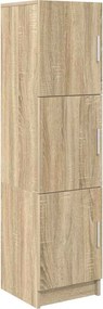 vidaXL Magasfiú Sonoma tölgy 31.5 x 32 x 122.5 cm