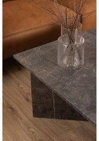 Fekete márvány dohányzóasztal 90x90 cm Vega – Actona