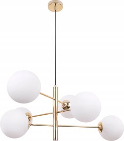 Mennyezeti Lámpa Lógó Csillár Arany Csillogó Loft Hálószoba Gömbök