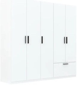 LITA Gardrobeszekrény Fehér Színben 225 cm